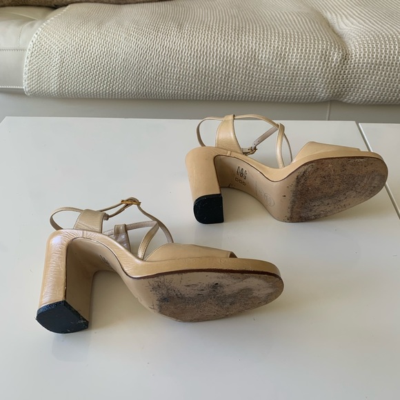 Chanel shoes. Leather. Size 37 - Picture 6 of 7